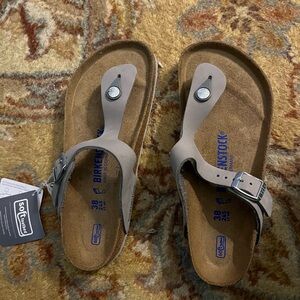 Birkenstock Soft Footbed Sandals in Gray